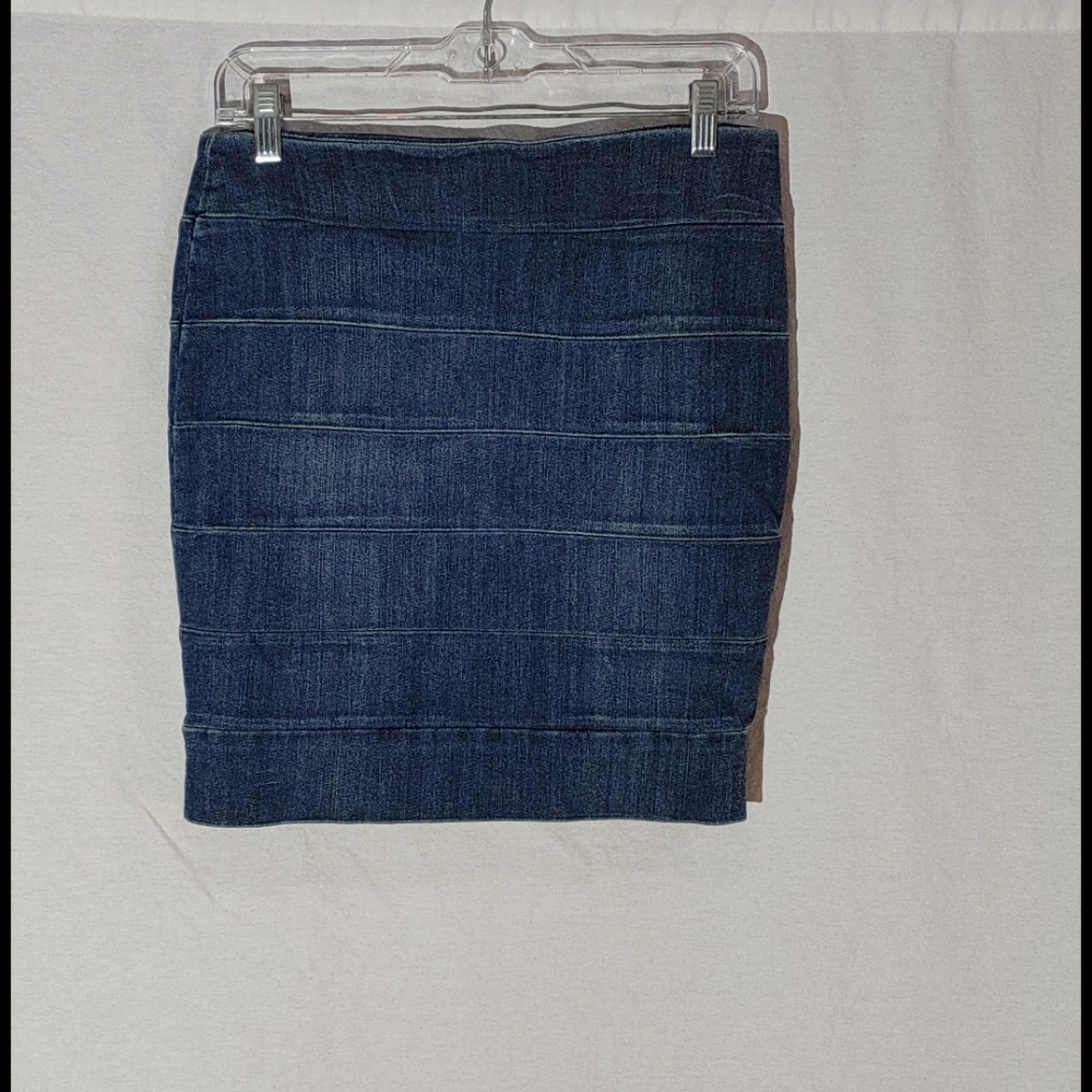 Current/Elliott The Denim Pencil Skirt